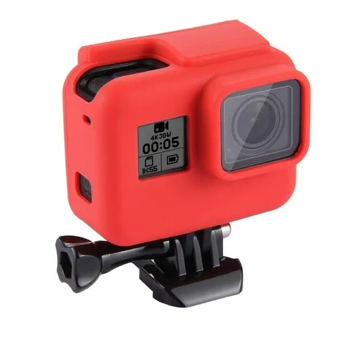 Silicone Cover Side Frame Case - High-Grade Silicone Various Sizes Red | Shock & Impact Resistant Lightweight Easy to Install