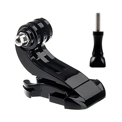 Kit Chest Belt J Mount With Screw For Go Pro Hero - Stainless Steel, Adjustable Size, Black | Secure Mounting for Outdoor Activities