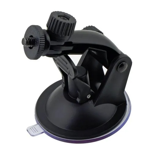 Car Suction Cup Window Glass Mount Holder - ABS Material, Black Color | Ideal for Cars, Boats, Motorcycles, Durable and Secure Grip