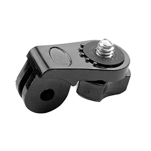 Conversion Block Head Connection Adapter Camera Mounts - ABS Material, Black Color | Compatible with GoPro Hero Models, Industrial Use