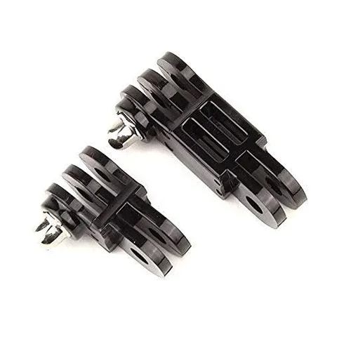 Same Direction Straight Joints Connection Camera Mounts - ABS Material, Adjustable Design, Black Color | Industrial Use, Manufacturer's Warranty