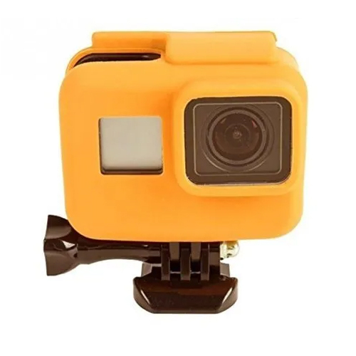 Yellow Silicone Cover Side Frame Case