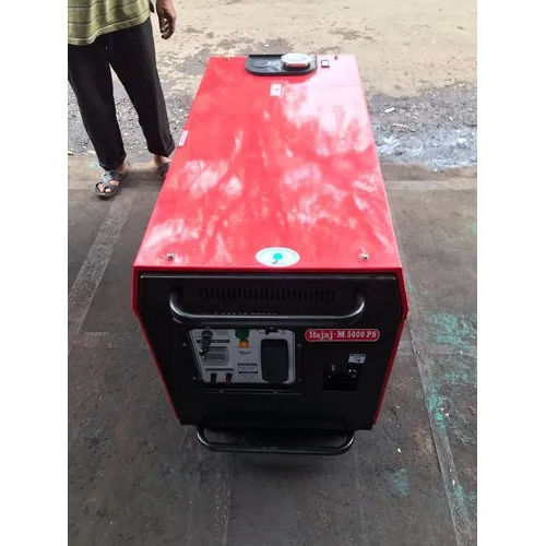 Blue & Black 3 Kva Bajaj M Household Elite Class Portable Generator Set