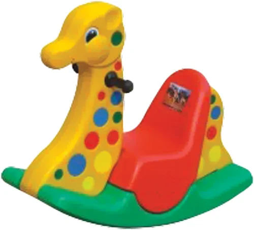 Multicolor Giraffe Multicolour Rocker