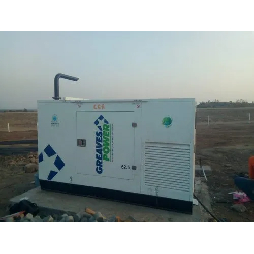 62.5 kVA Greaves Backup Diesel Generator  Pre-Owned