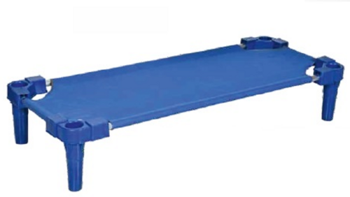 Blue Toddler Stackable Cot