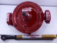 1.5 Inch Semi Rotary Hand Pump - Color: Red