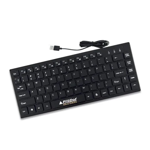 KB-217m USB Mini Keyboard - Industrial Use, Different Sizes Available , Sleek Black Design for Versatile Equipment Compatibility