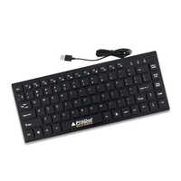 Kb-217m Usb Mini Keyboard - Industrial Use, Different Sizes Available , Sleek Black Design For Versatile Equipment Compatibility