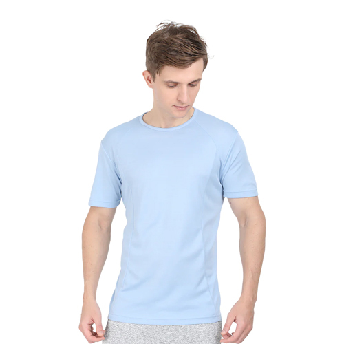 Mens Whispy Blue Color Gym T-Shirt