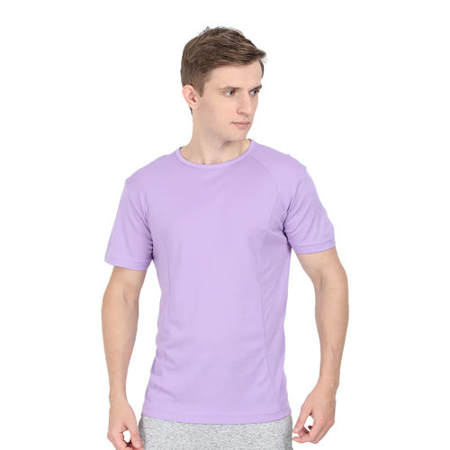 Washable Mens Mystic Violet Color Gym T-Shirt