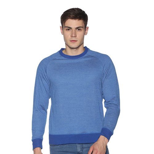 Mens Ink Color Regular Sweatshirt