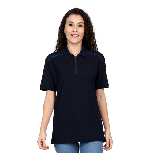 Women Unisex Sporty Polo T-Shirt