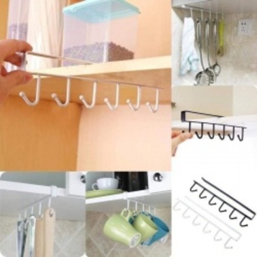 Metal Hanger Under Cabinet Shelf