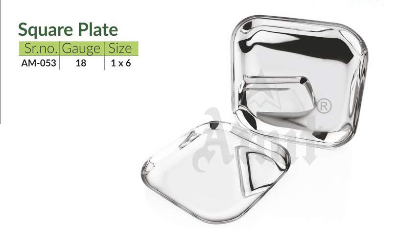 Stainless steel Dinner Plate