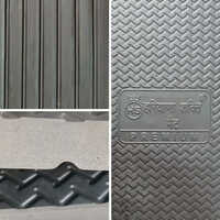 Black Rubber Cow Mat