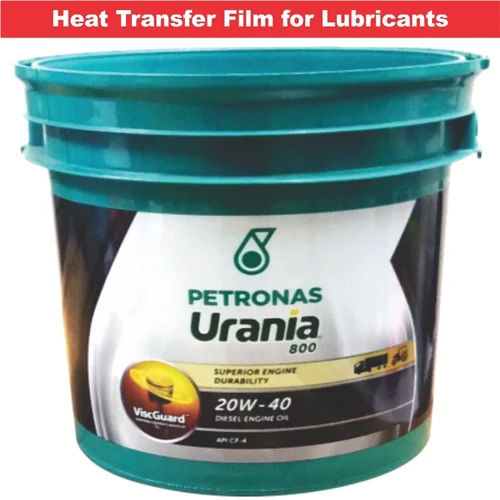 Multicolor Heat Transfer Labels To Print Plastic Products From Lubricants Industries