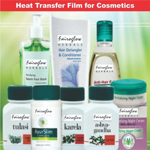 Multicolor Heat Transfer Labels To Print Plastic Products From Cosmetics Industries