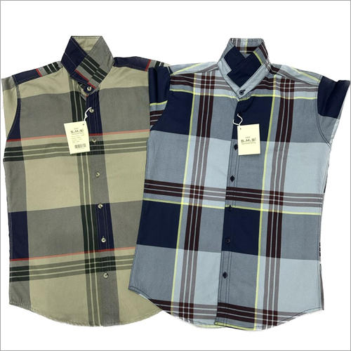 Cotton Slim Fit Checkered Formal Shirts at Best Price in New Delhi ...