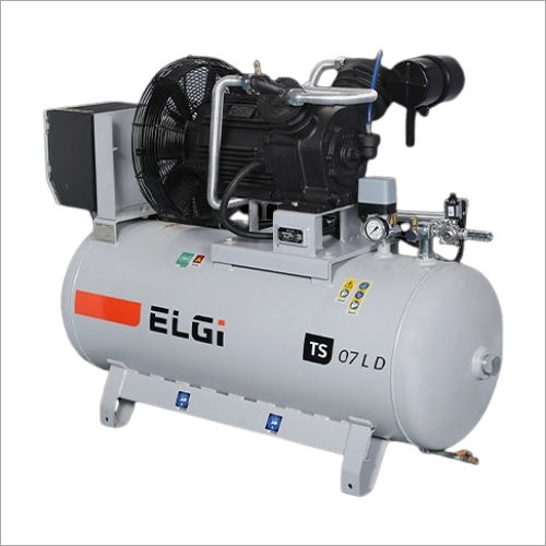 Mild Steel Elgits07 Reciprocating Air Compressor