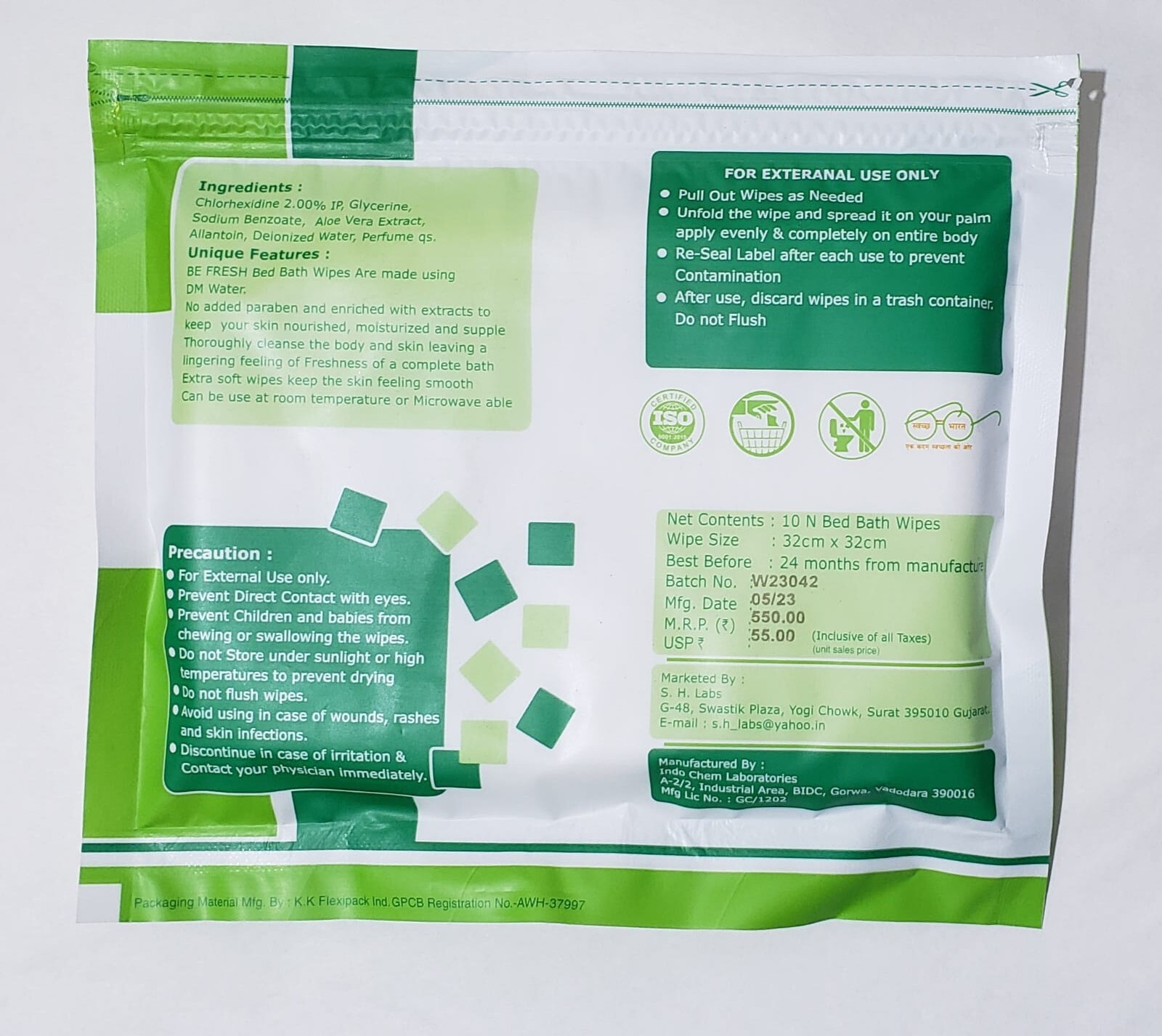 Be Fresh Wet Wipes