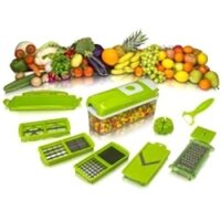 Miracle Nicer Dicer - Plastic Material, Various Sizes Available , Green Color Features