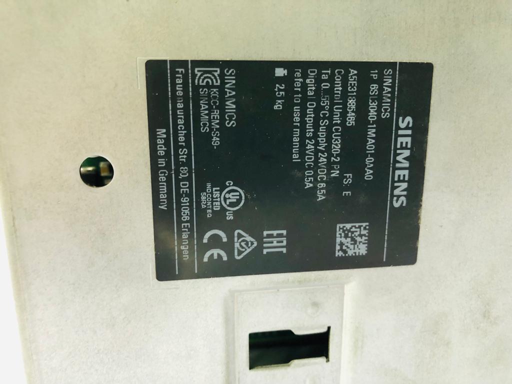 SIEMENS SINAMICS CONTROL UNIT CU320-2-PN