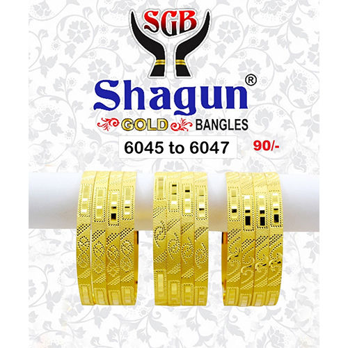 6045 to 6047 Gold plated  bangle