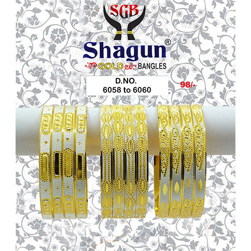 6058 to 6060 Gold plated  bangle
