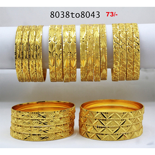 8038 to 8043 Gold plated  bangle