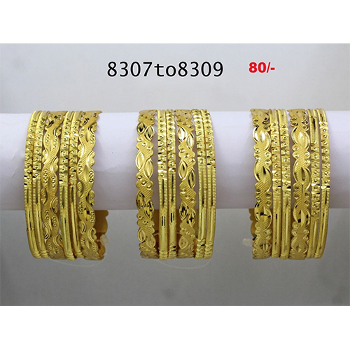 8307 to 8309 Gold plated  bangle
