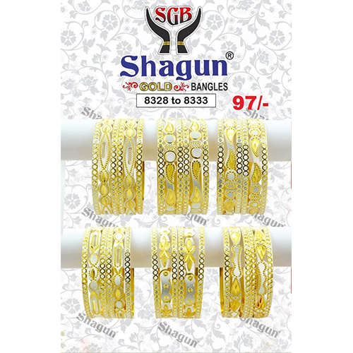 8328 to 8333 Gold plated  bangle