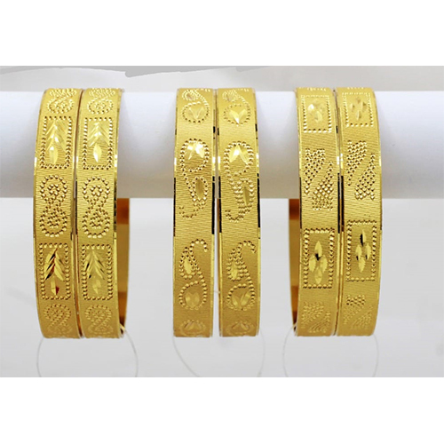 10-1 to 10-3 Gold plated  bangle