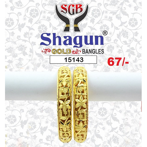 15143 Gold plated  bangle