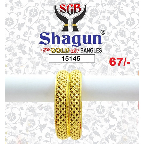15145 Gold plated  bangle