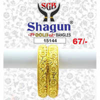 15144 Gold plated  bangle