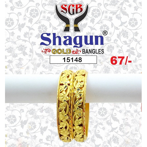 15148 Gold plated  bangle
