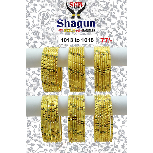 1013 to 1018 Gold plated  bangle