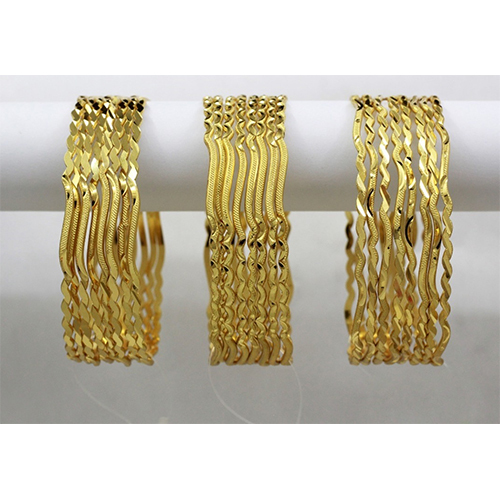 1215 to 1217 Gold plated  bangle