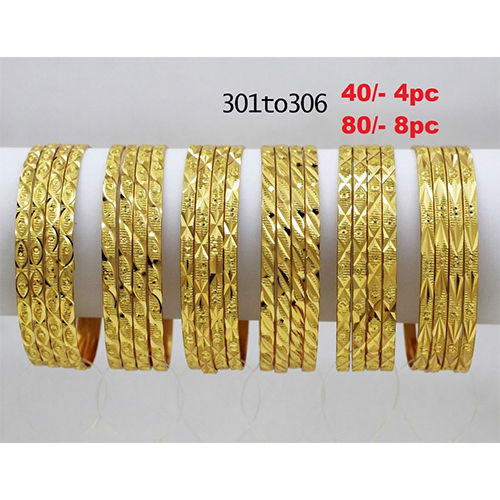 301 to 306 Gold plated  bangle