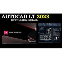 AutoCAD LT 2024 Commercial New Single Cad Software