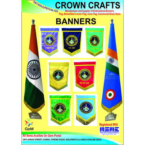 Banners And Airforce Badges - Color: As Per Customer