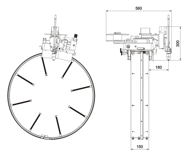 MIG TRACK60 Welding Trolley System