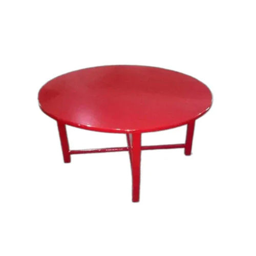 Red Kids Round Activity Table