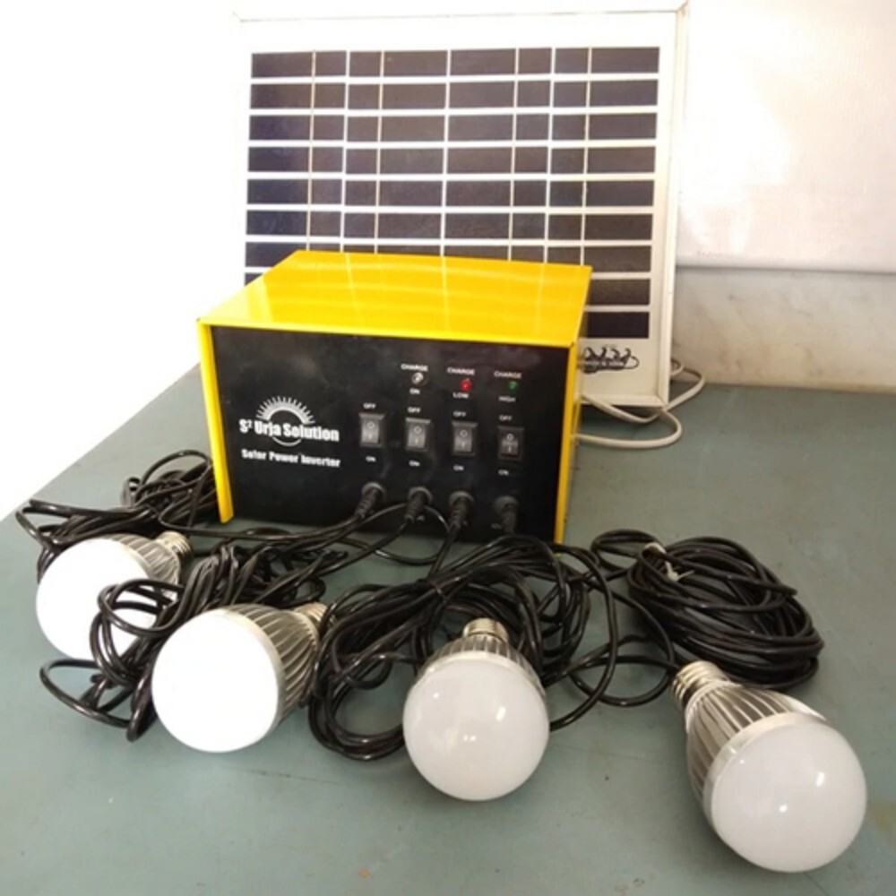 Solar Home Lighting System - Color: Yellow