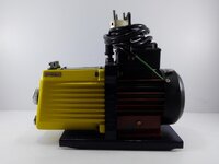 Direct Driven Vacuum Pump - 0.25 Hp, 60 Lpm Flow Rate | Yellow, Oil Seal, 220 Volt Ac Single Phase, Ideal For Refrigeration