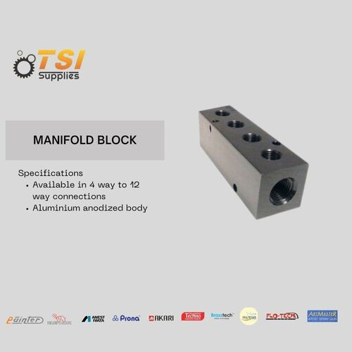 Manifold Block - Material: High Grade Aluminium