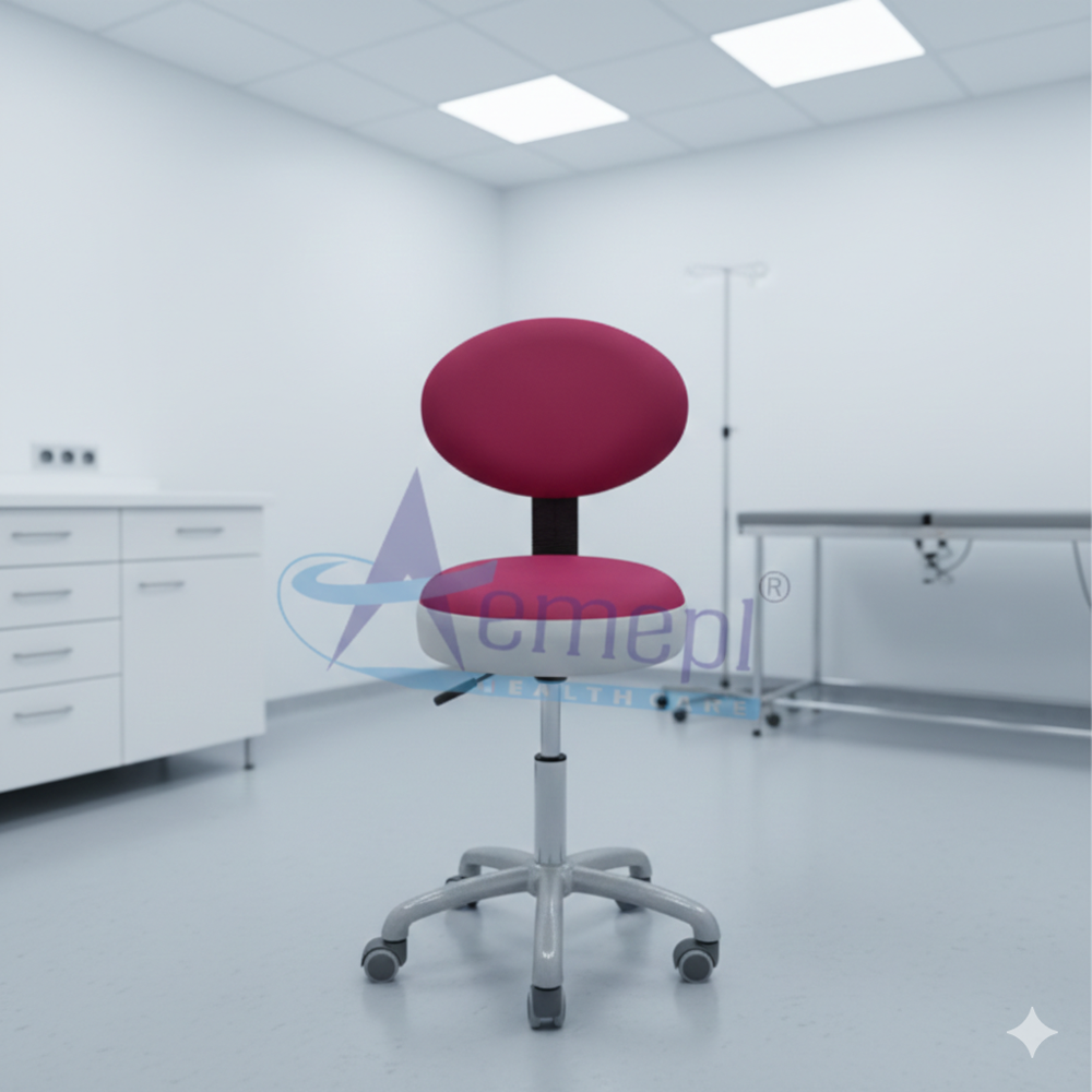 Dr Stool With Backrest - Design: Standard