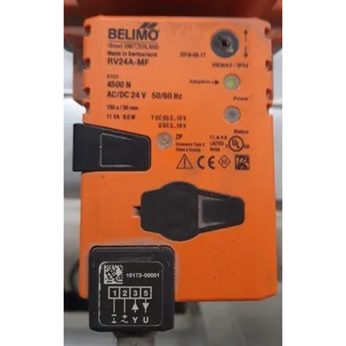 Orange-Black Belimo Damper Actuator