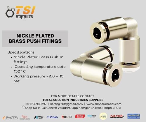 NICKLE PUSH FITTING